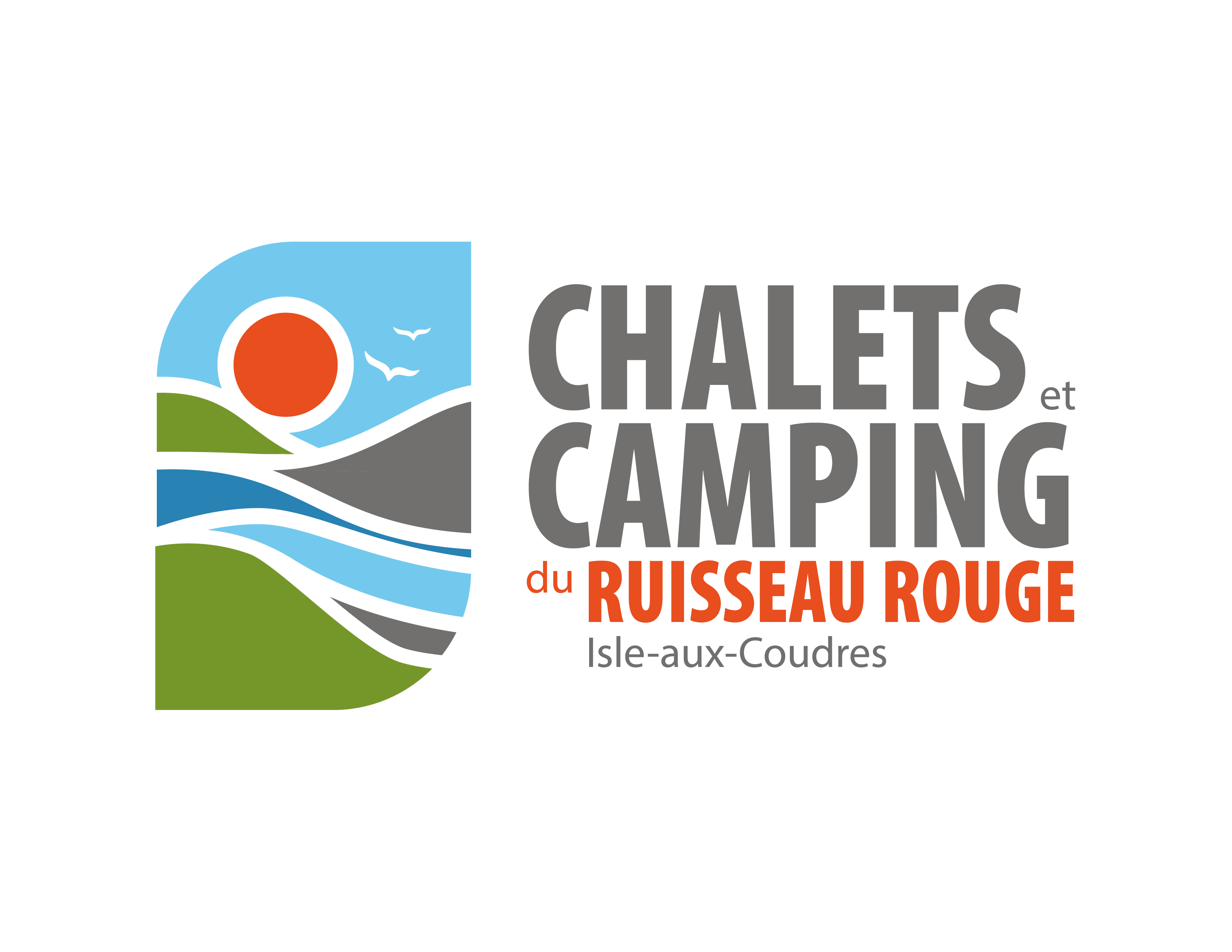 Logo Chalets et Camping du ruisseau rouge